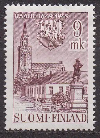Finnland, Mi-Nr. 374 *, 300 Jahre Stadt Raahe