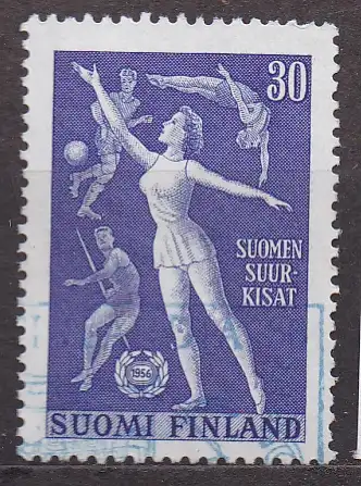 Finnland, Mi-Nr. 456 gest., Sportfest des Finnischen Gymnastik- u. Sportverbandes