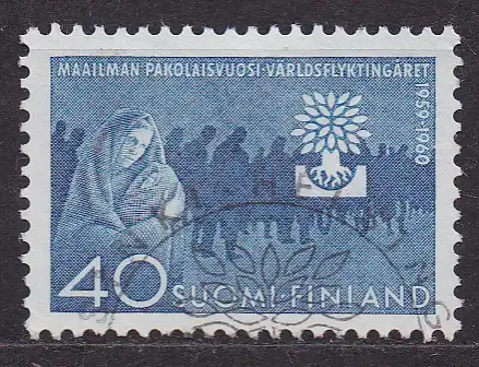 Finnland, Mi-Nr. 518 gest., Weltflüchtlingsjahr