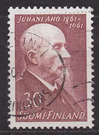 Finnland, Mi-Nr. 539 gest., 100. Geburtstag von Juhani Aho