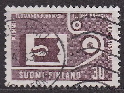 Finnland, Mi-Nr. 554 gest., Einheimische Produktion