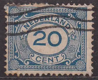 Niederlande, Mi-Nr. 109 gest., Ziffern im Oval