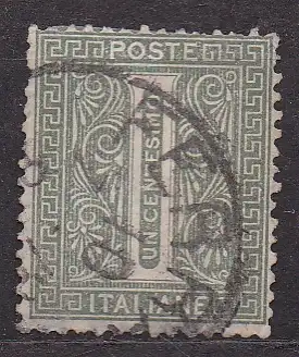 Italien, Mi-Nr. 23 gest., Ziffernzeichnung