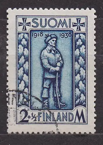 Finnland, Mi-Nr. 211 gest., 20-Jahrfeier des Freiheitskrieges