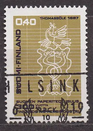 Finnland, Mi-Nr. 628 gest., 300 Jahre Finnische Papierindustrie