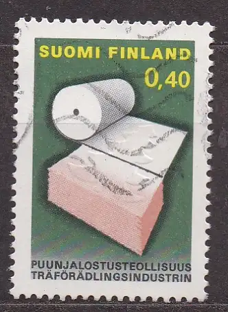 Finnland, Mi-Nr. 648 gest., Holzverarbeitende Industrie