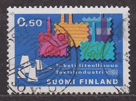 Finnland, Mi-Nr. 668 gest., Textilindustrie