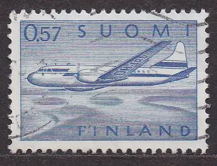 Finnland, Mi-Nr. 677 gest., Flugzeug