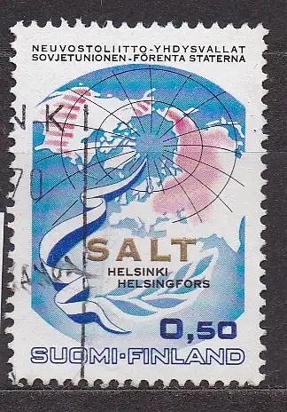 Finnland, Mi-Nr. 683 gest., Konferenz der USA und der UdSSR über Rüstungsbegrenzung