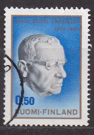 Finnland, Mi-Nr. 684 gest., 100. Geburtstag von Joho Kusti Paasikivi