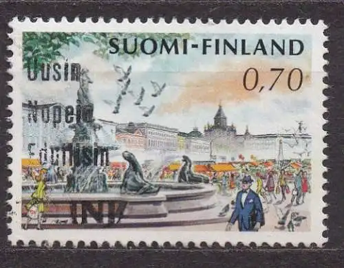 Finnland, Mi-Nr. 716 gest., Marktplatz in Helsinki