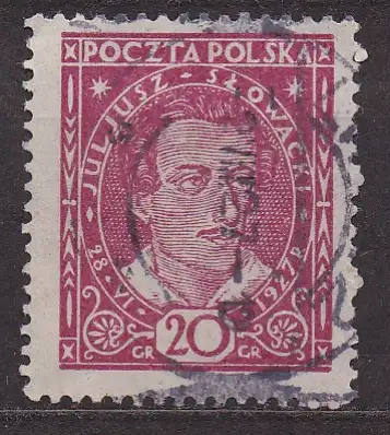 Polen, Mi-Nr. 252 gest., Juliusz Slowacki