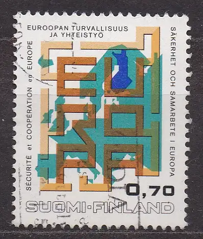Finnland, Mi-Nr. 726 gest., KSZE-Konferenz in Helsinki