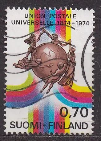 Finnland, Mi-Nr. 757 gest., 100 Jahre Weltpostverein UPU