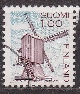 Finnland, Mi-Nr. 919 A gest., Windmühle