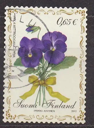 Finnland, Mi-Nr. 1646 gest., Blumen: Stiefmütterchen