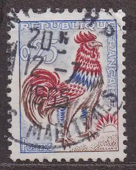 Frankreich, Mi-Nr. 1384 x gest., Gallischer Hahn