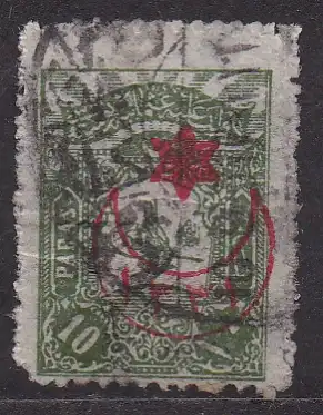 Türkei, Mi-Nr. 284 A gest., Freimarke mit Aufdruck