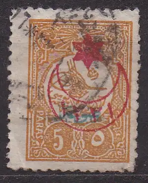 Türkei, Mi-Nr. 313 I gest., Freimarke mit Aufdruck