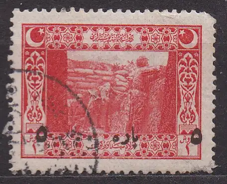 Türkei, Mi-Nr. 625 gest., Soldaten im Schützengraben