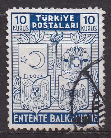 Türkei, Mi-Nr. 1077 gest., Balkanentente