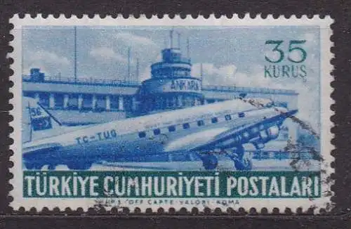 Türkei, Mi-Nr. 1406 gest., Flugzeug