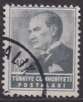 Türkei, Mi-Nr. 1412 gest., Staatspräsident Kemal Atatürk