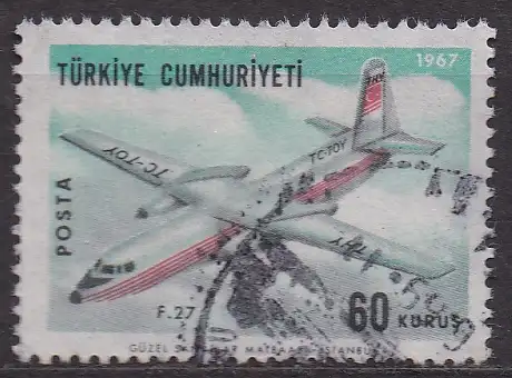 Türkei, Mi-Nr. 2047 gest., Flugzeug