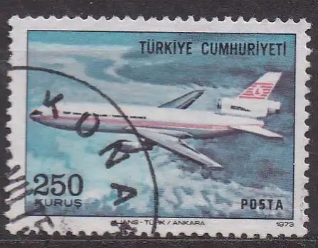 Türkei, Mi-Nr. 2318 gest., Flugzeug
