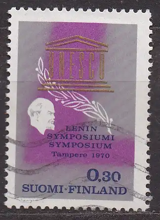 Finnland, Mi-Nr. 670 gest., Lenin-Symposium der UNESCO