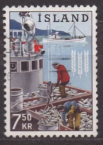 Island, Mi-Nr. 371 gest., Kampf gegen den Hunger