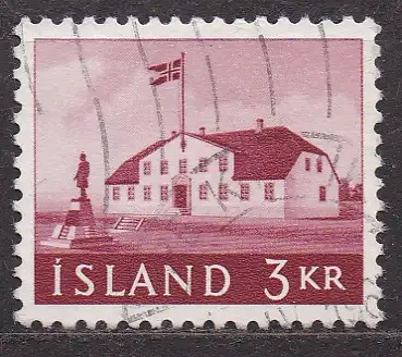 Island, Mi-Nr. 348 gest., Regierungsgebäude
