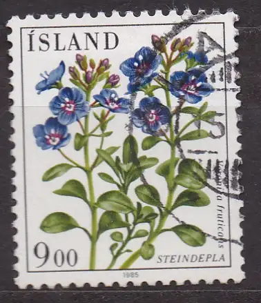 Island, Mi-Nr. 629 gest., Blume