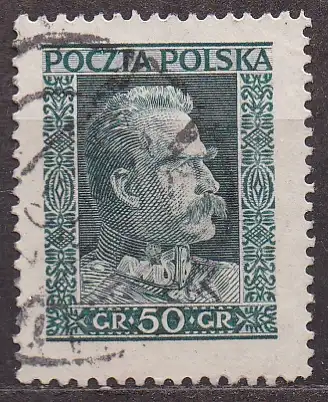 Polen, Mi-Nr. 270 gest., Marschall Jozef Pilsudski
