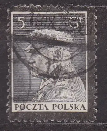 Polen, Mi-Nr. 294 gest., Tod von Jozef Pilsudski