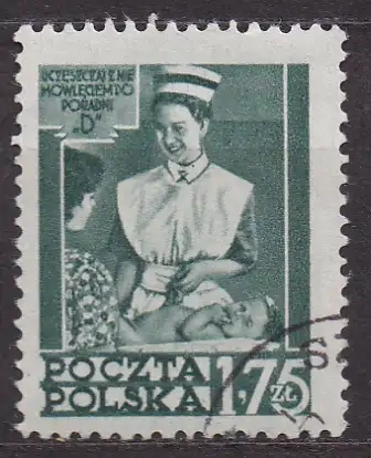Polen, Mi-Nr. 817 gest., Gesundheitsdienst