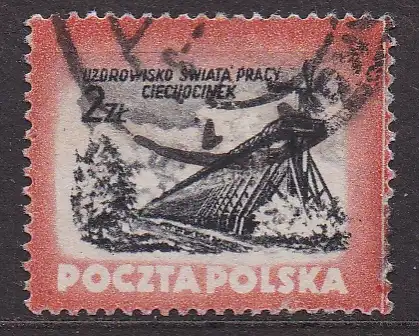 Polen, Mi-Nr. 830 gest., Gradierwerk im Kurort Ciechocinek
