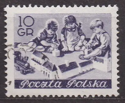 Polen, Mi-Nr. 834 gest., Kindererziehung und Schulwesen