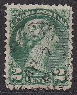 Kanada, Mi-Nr. 27 a A gest., Königin Victoria