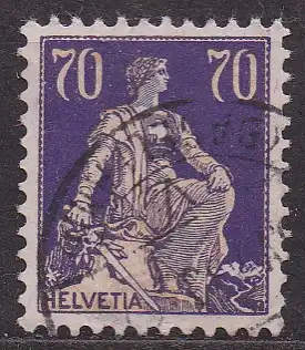 Schweiz, Mi-Nr. 171 gest., Sitzende Helvetia