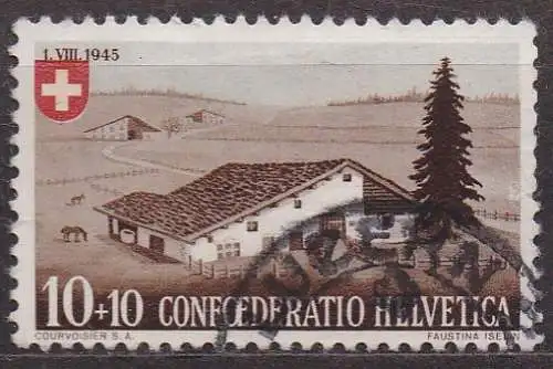 Schweiz, Mi-Nr. 461 gest., Bauernhaus im Jura