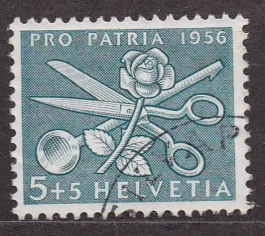Schweiz, Mi-Nr. 627 gest., Pro Patria 1956: Das Wirken der Frau