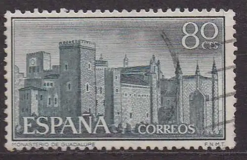 Spanien, Mi-Nr. 1148 gest., Kloster Guadelupe