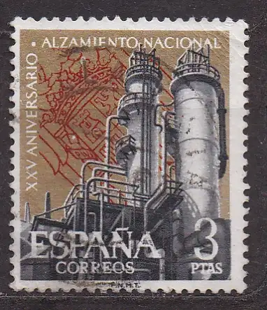 Spanien, Mi-Nr. 1255 gest., 25. Jahrestag der "Nationalen Erhebung"