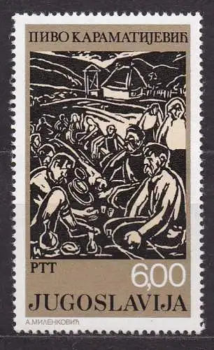 Jugoslawien, Mi-Nr. 1761 **, Soziale Grafiken