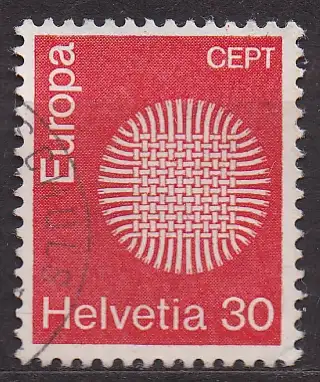 Schweiz, Mi-Nr. 923 gest., Europa CEPT 1970