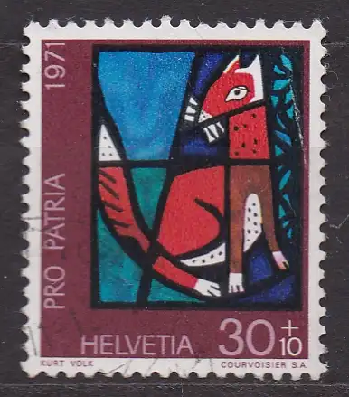 Schweiz, Mi-Nr. 951 gest., Pro Patria 1971