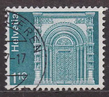 Schweiz, Mi-Nr. 1068 gest., Architektur und Kunsthandwerk