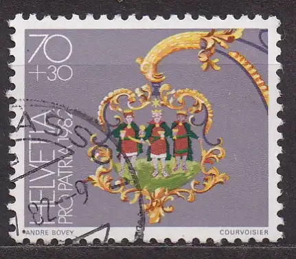 Schweiz, Mi-Nr. 1225 gest., Pro Patria 1982: Wirtshausschilder