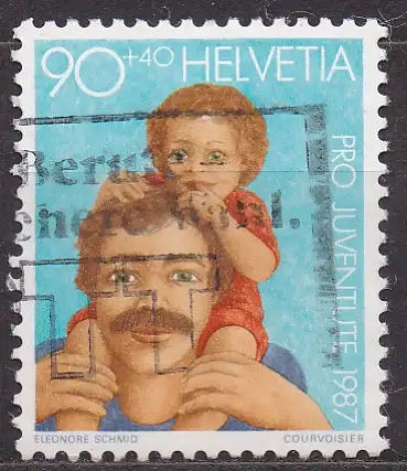 Schweiz, Mi-Nr. 1363 gest., Pro Juventute 1987: Entwicklung des Kindes